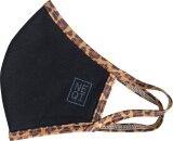 NEQI Community Face Coverings, Black/Leo S-M