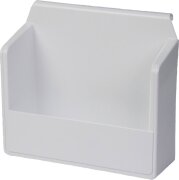 Efalock Seitenanhänger Abfallbehälter weiß