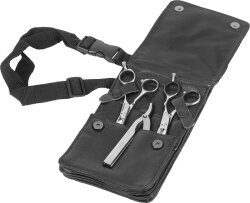 Efalock Werkzeugtasche Protect schwarz Kunstleder