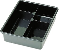 Efalock Arbeitskasten schwarz breit 32,5 x 27 x 9 cm