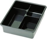 Efalock Arbeitskasten schwarz breit 32,5 x 27 x 9 cm