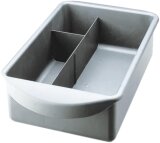 Efalock Arbeitskasten 4 Fächer platin