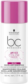 Ihr Geschenk - Schwarzkopf Professional BC Bonacure pH 4.5 Color Freeze Rich Micellar Shampoo 50 ml