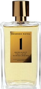 Rosendo Mateu N° 1 Bergamot / Tea Leaf / Sandalwood Eau de Parfum (EdP) 100 ml