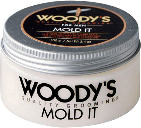 0672153907040 - Woodys Herrenpflege Styling Mold It Styling Paste Super Matte 100 g 0672153907040 - Woodys Herrenpflege Styling Mold It Styling Paste Super Matte 100 g