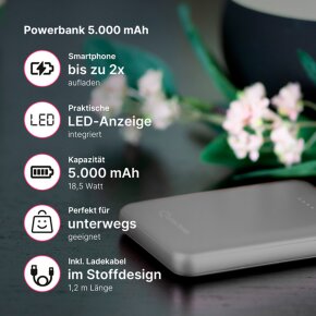 Lotta Power Powerbank Space Grey