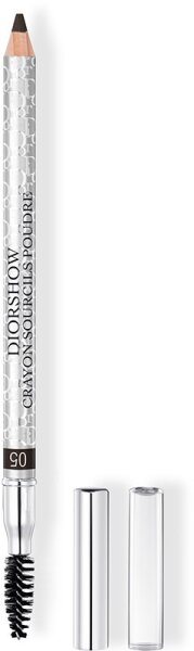 3348901546294 - Diorshow Waterproof Double-Ended Eyebrow Cream Pencil & Brush 2-In-1 05 Black 119 g