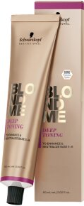 Schwarzkopf Professional BlondMe Farbe Deep Toner Dunkles Kastanienbraun 60 ml