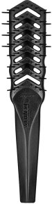 Denman D100 Freeflow 2000 Schwarz, 7-reihig, ohne Noppen