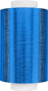 Fripac Alu-Haarfolie Super-Plus 15 my Geprägt, 100 m x 12 cm Blau