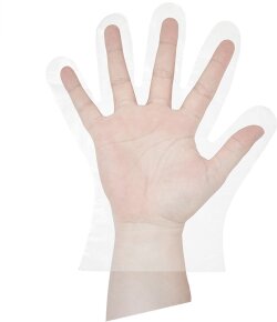 Fripac Einmal-Handschuhe geprägt Beutel à 100 Stk.Herrengröße