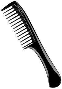 Fripac Ebonit-Griffkamm grob 502, 22,5 cm