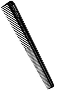 Fripac Ebonit-Haarschneidekamm 302, starke Schrägung, 18,5 cm