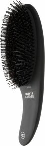 Olivia Garden Expert Care Curve Boar & Nylon Bristles Matt Black Brown L
