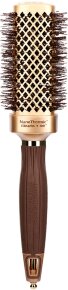 Olivia Garden Expert Blowout Straight Wavy Bristle Gold&Brown 40