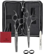 Olivia Garden Silk Cut 2er-Set Matt Black 5,75'+ Effilier EUR