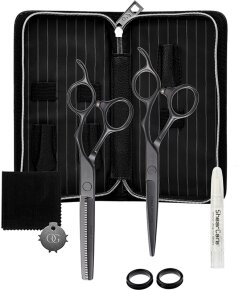 Olivia Garden Silk Cut PRO Matt Black 2er Set RH 5,75+Eff