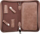 Takai Scherentasche Echtleder braun