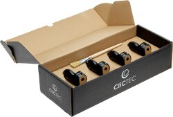 Efalock Clic Tec Rolle schwarz 4er f.Piccolo