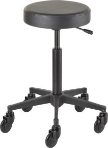 Efalock Rollhocker Clic Tec Round schwarz M