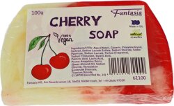 Fantasia Handgearbeitete Seifen 100% Vegan 100 g Cherry