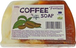 Fantasia Handgearbeitete Seifen 100% Vegan 100 g Coffee