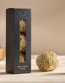 Simple Goods Brass Scrub 3er Pack
