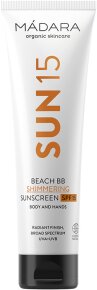 MÁDARA Organic Skincare Beach BB Shimmering Sunscreen SPF15 100 ml