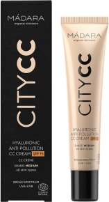 M&Aacute;DARA Organic Skincare CITYCC Hyaluronic Anti-Pollution CC Cream SPF15 Medium Beige 40 ml