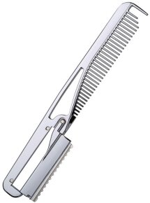 Efalock Isaaki Combzor chrom Kamm Rasierer