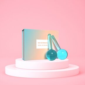 Ice Ice Beauty Facial Ice Globes 2 Stk, oceanblue