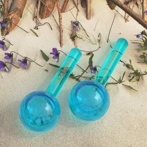 Ice Ice Beauty Facial Ice Globes 2 Stk, oceanblue