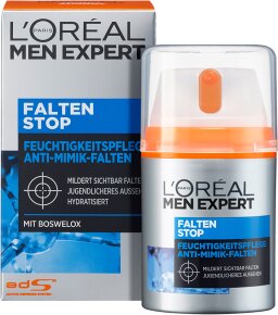 L'Oréal Men Expert Falten Stop Feuchtigkeitspflege Anti-Mimik Falten Gesichtscreme 50 ml