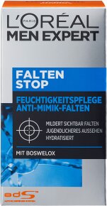 L'Oréal Men Expert Falten Stop Feuchtigkeitspflege Anti-Mimik Falten Gesichtscreme 50 ml
