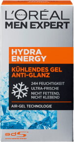 L'Oréal Men Expert Hydra Energy Kühlendes Feuchtigkeits-Gel Anti-Glanz Gesichtscreme 50 ml