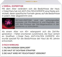 L'Oréal Paris Anti-Falten Experte Intensiv-Pflege Tag Retino-Peptide 45+ Gesichtscreme 50ml