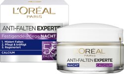 L'Oréal Paris Anti-Falten-Expert Festigende-Pflege Nacht Calcium 55+ Gesichtscreme 50ml