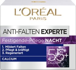 L'Oréal Paris Anti-Falten-Expert Festigende-Pflege Nacht Calcium 55+ Gesichtscreme 50ml