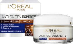 L'Oréal Paris Anti-Falten Experte Stärkende-Pflege Nacht Pflege-Boost-Komplex 65+ Gesichtscreme 50ml