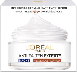L'Oréal Paris Anti-Falten Experte Stärkende-Pflege Nacht Pflege-Boost-Komplex 65+ Gesichtscreme 50ml