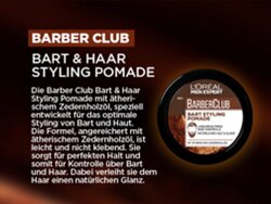 L'Oréal Men Expert Barber Club Bart & Haar Styling Pomade Haarpaste 75ml