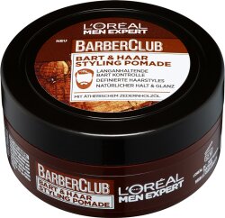 L'Oréal Men Expert Barber Club Bart & Haar Styling Pomade Haarpaste 75 ml