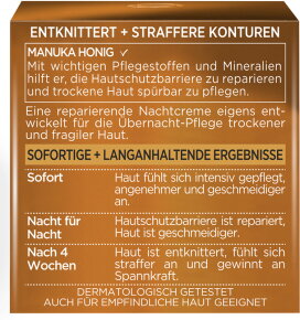 L'Oréal Paris Age Perfect Extra-Reichhaltig Reparierende Pflege Manuka Honig Nacht Gesichtscreme 50ml