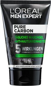 L'Oréal Men Expert Pure Charcoal Waschgel Anti-Hautunreinheiten Gesichtsreinigungsgel 100 ml