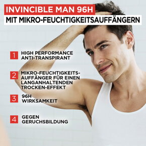 L'Oréal Men Expert Invincible Man 96H Anti-Transpirant Deo Spray Deospray 150ml