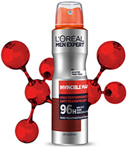 L'Oréal Men Expert Invincible Man 96H Anti-Transpirant Deo Spray Deospray 150ml