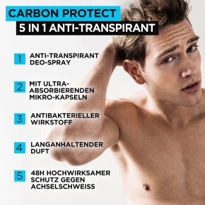 L'Oréal Men Expert Deo Spray Carbon Protect 5in1 Deospray 150 ml