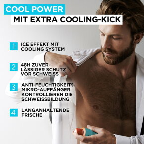 L'Oréal Men Expert Cool Power 48H Ice Effect Anti-Transpirant Deo Spray Deospray 150ml