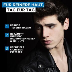 L'Oréal Men Expert Pure Charcoal Gesichtspeeling Anti-Hautunreinheiten Gesichtspeeling 100 ml