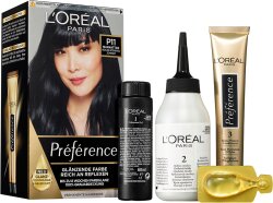 L'Or&eacute;al Paris Pr&eacute;f&eacute;rence P11 K&uuml;hles Intensives Schwarz (Manhattan) Coloration 1 Stk.